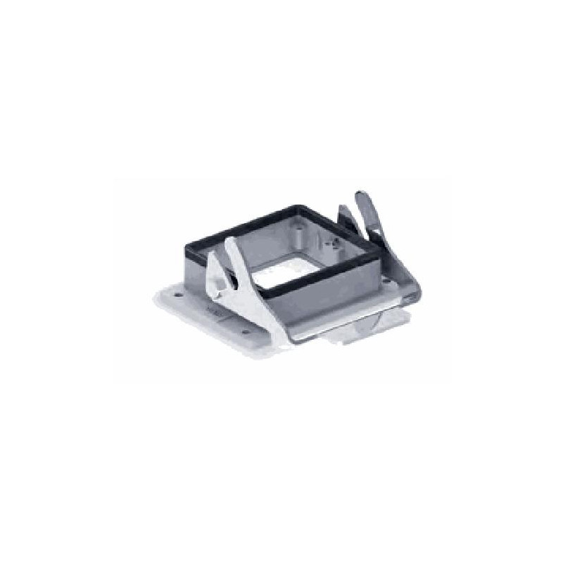 Embase encastrée 32B, Aluminium moulé sous pression, acier inoxydable, IP67, Sortie basse